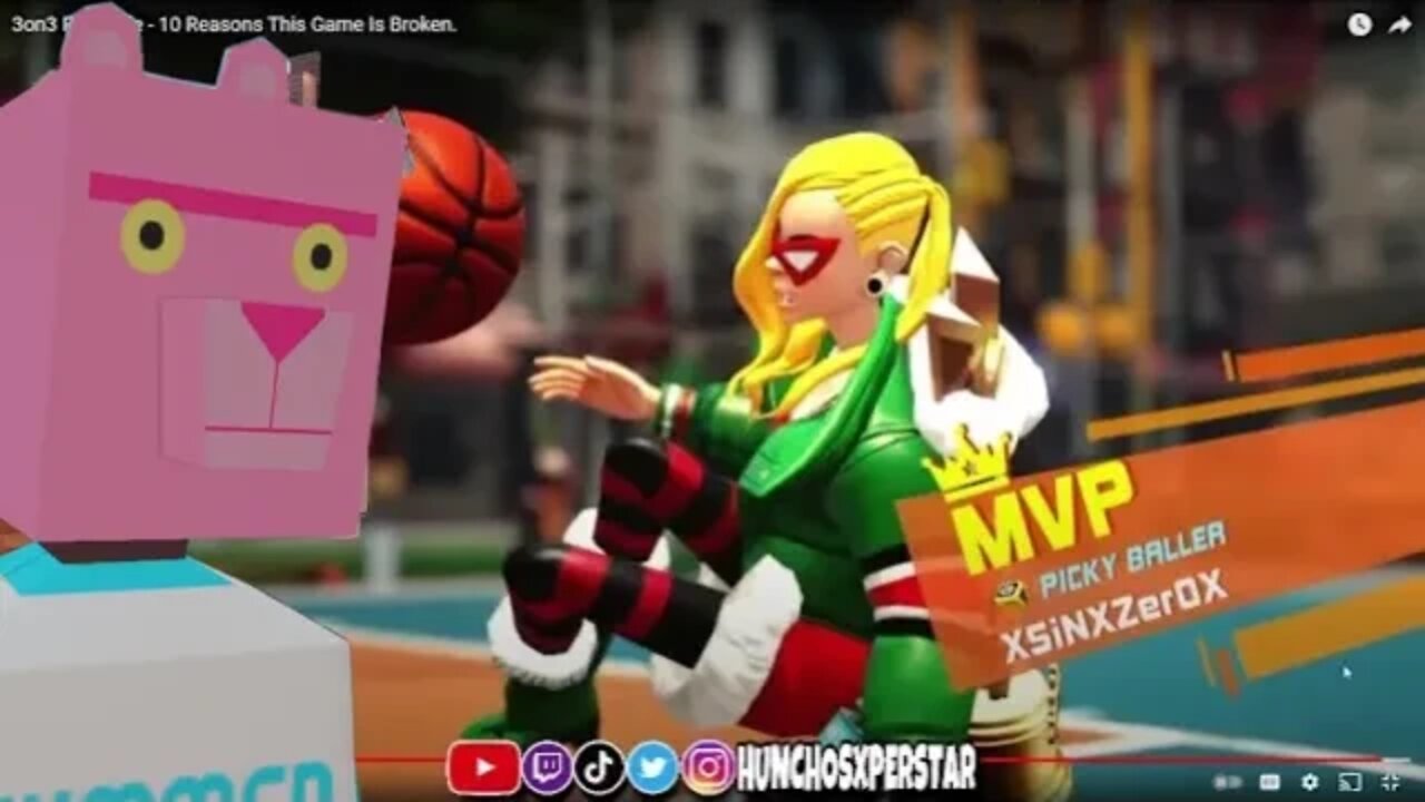 HUNCHOSXPERSTAR REACTS TO 3ON3 FREESTYLE- 10 REASONS THIS GAME IS BROKEN