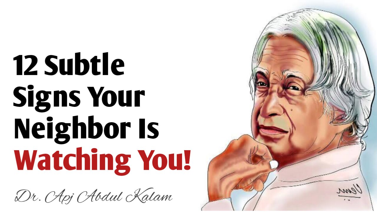 12 Signs Your Neighbour Is Watching You