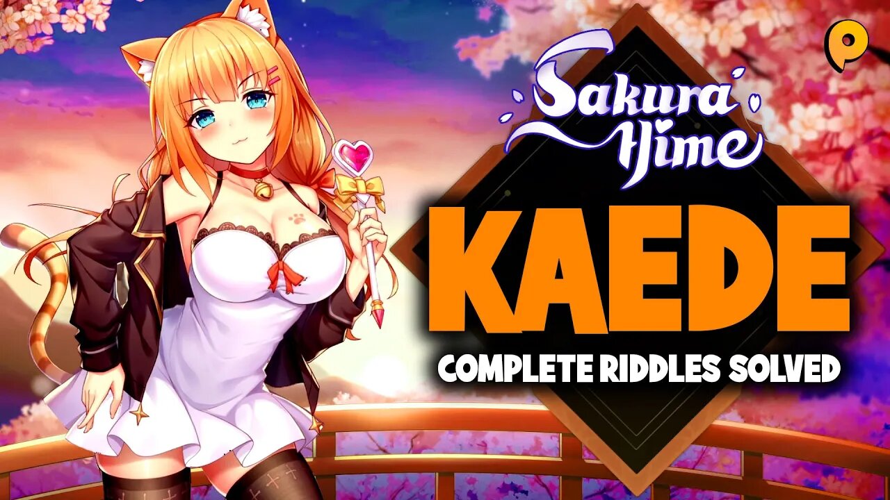 Sakura Hime - Kaede / Complete riddles solved - Gameplay 3.