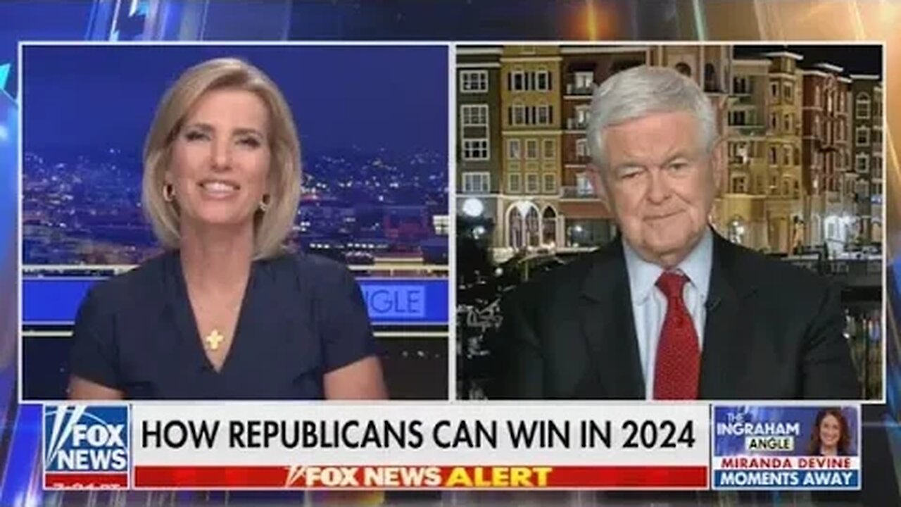 Newt Gingrich on Fox News Channel's Ingraham Angle April 25 2023