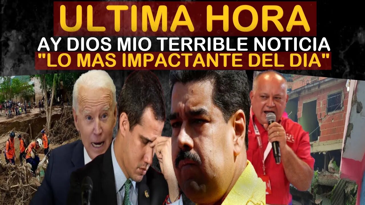 🔴SUCEDIO HOY! URGENTE HACE UNAS HORAS! MIRALO ANTES QUE LO BORREN - NOTICIAS VENEZUELA HOY