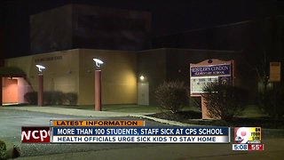 More than 100 students, staff sick at school