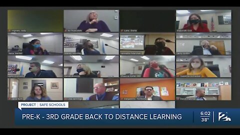 TPS moves pre-K - 3rd grade back to distance learning