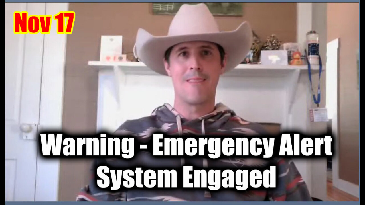 Derek Johnson Warning Nov 17 – Emergency Alert System Engaged