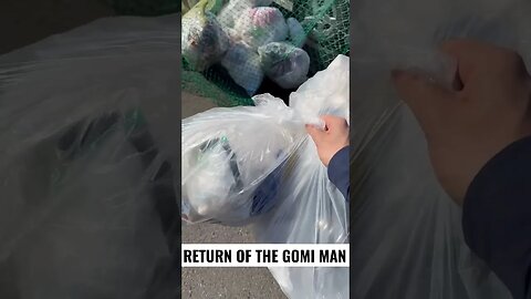 Return of the Gomi Man #japan #trash #day #travel #shorts
