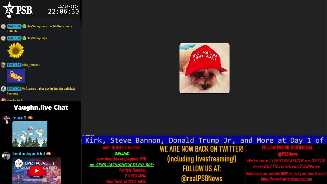 2024-12-19 22:00 EST - The MAGA Mullet Show: with MagaSwaga