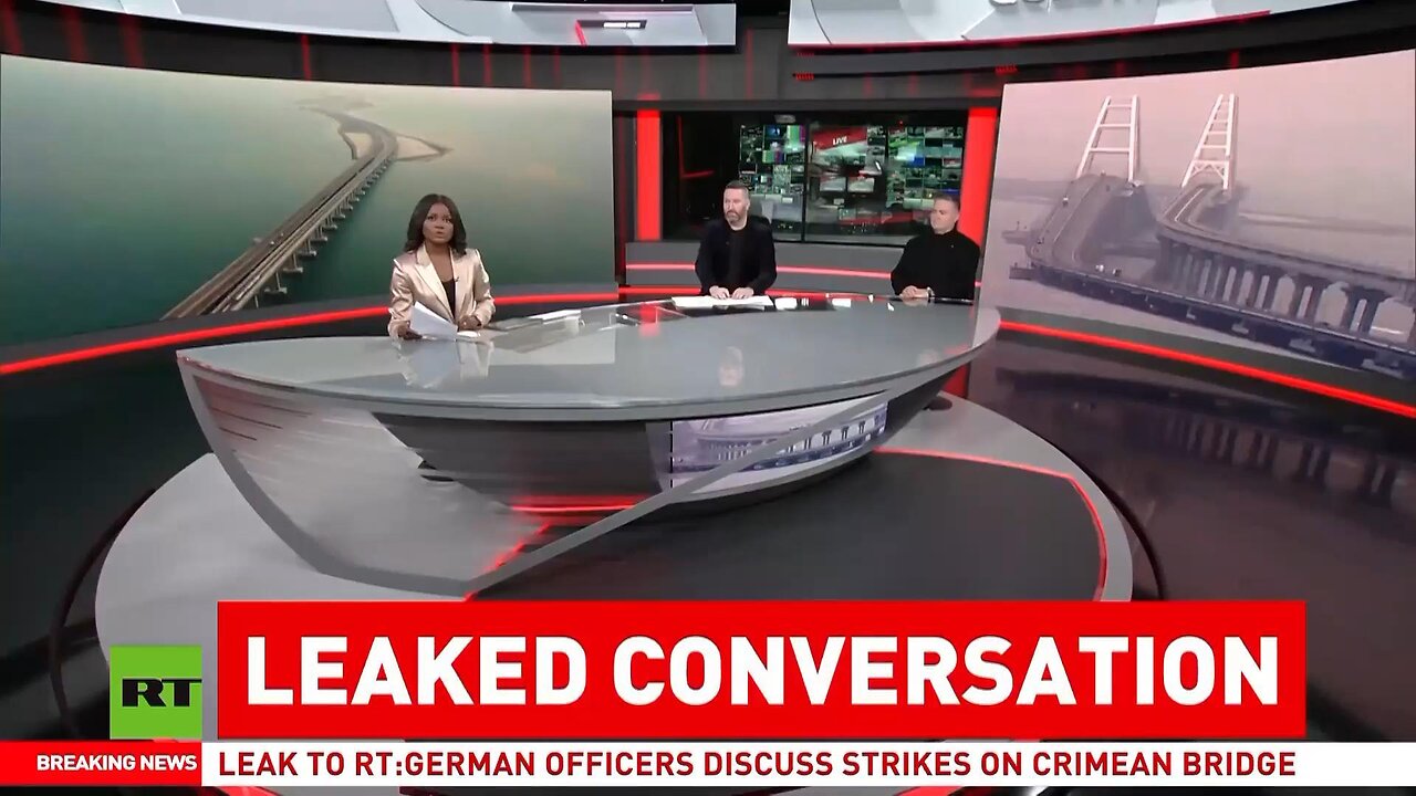 Leaked audio of high-ranking German officers discussing the bombing of the Crimean Bridge