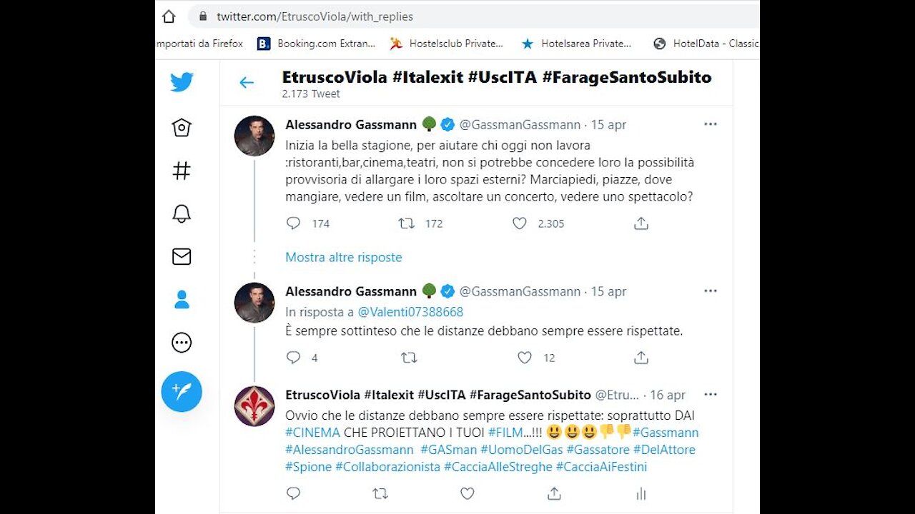 Il Cine-Spione e DelAttore Gassmann (Uomo del Gas, ndr) si scatena nella CACCIA AI FESTINI...!