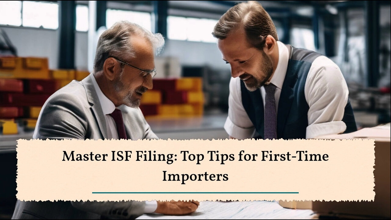 Mastering the ISF Filing Process: Essential Tips for First-Time Importers