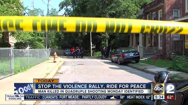 Stop the violence ride for peace aims to bring Baltimore community together