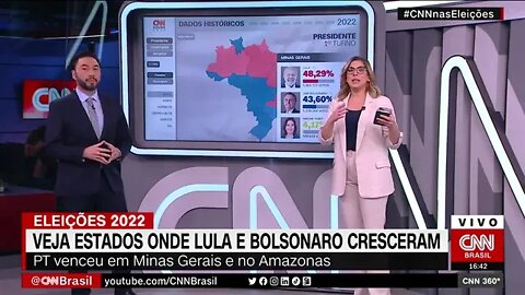 Veja estados onde Lula e Bolsonaro cresceram