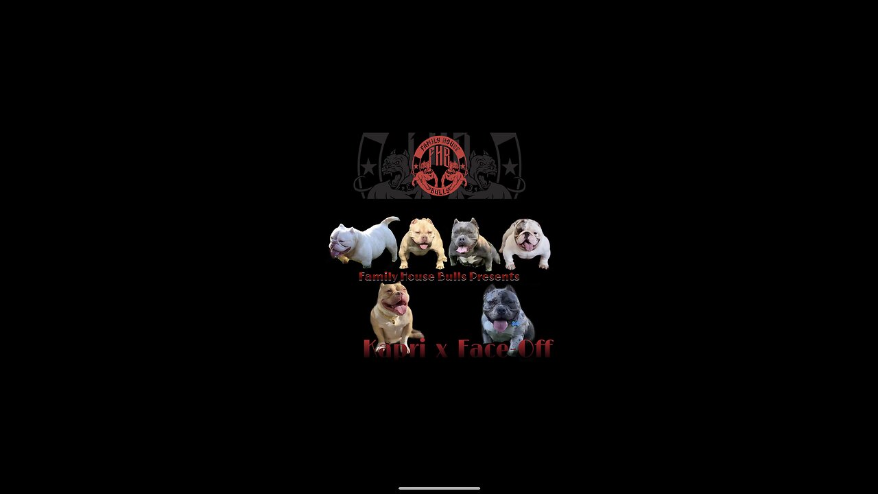 3 week old Kapri x Face puppies