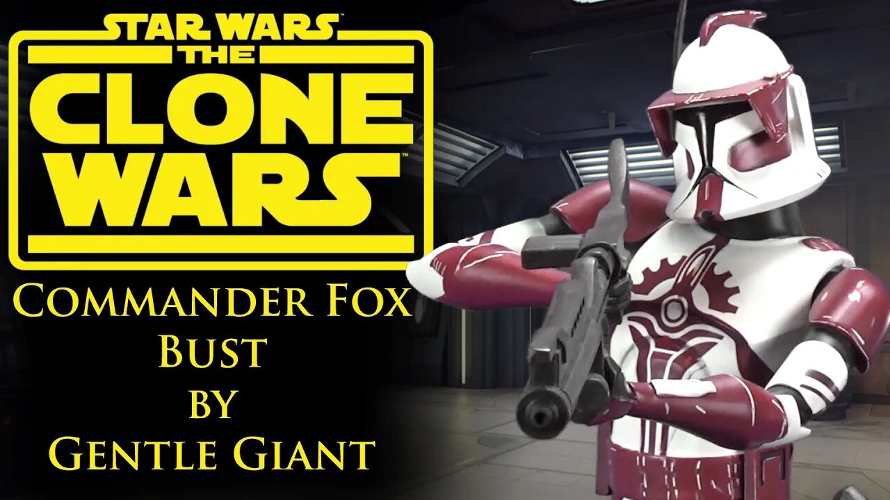 Star Wars The Clone Wars Commander Fox bust by Gentle Giant