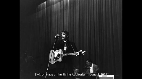 Elvis interview; June 8, 1956 Los Angeles, California