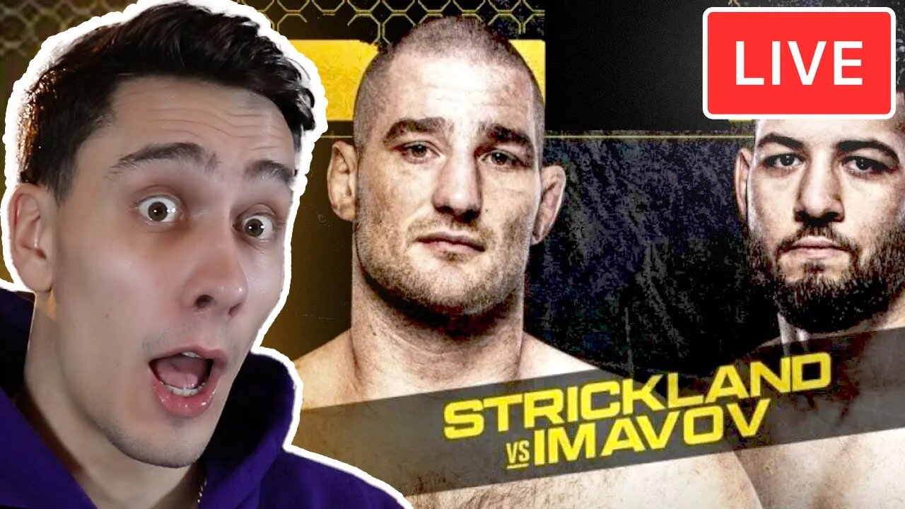 Strickland VS Imavov Fight Companion | GIVING AWAY BETS!