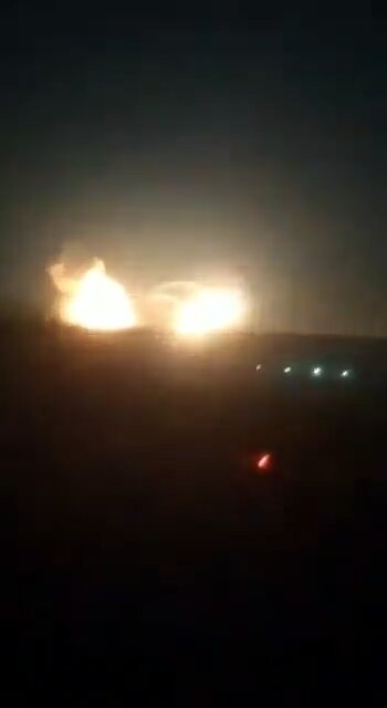 Explosions Near Dnipropetrovsk Ukraine.