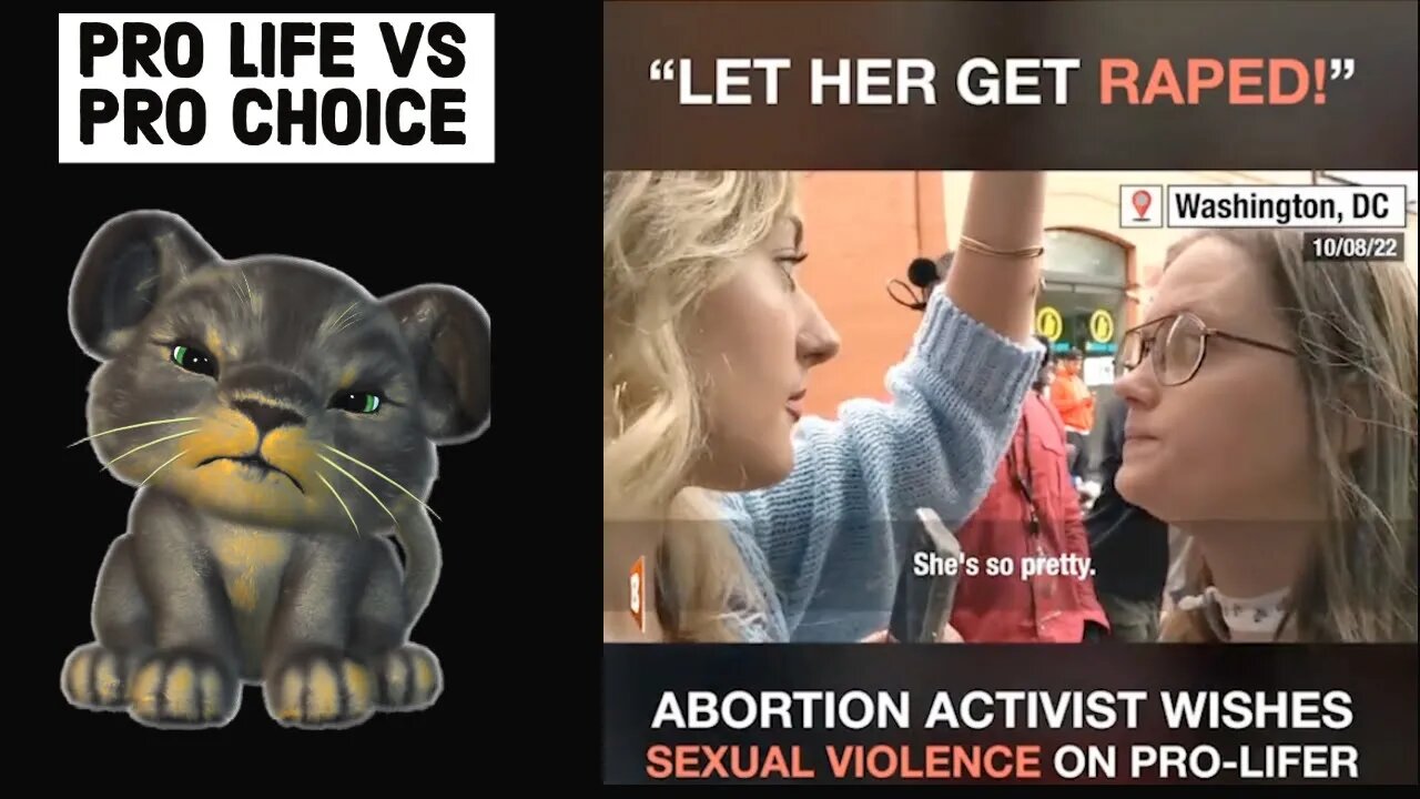 Pro Choice Activist Tells Pro Life Advocate to get R*ped