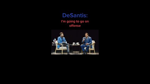 Ron DeSantis: I’m going to go on offense