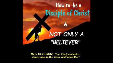 How to become A DISCIPLE of JESUS