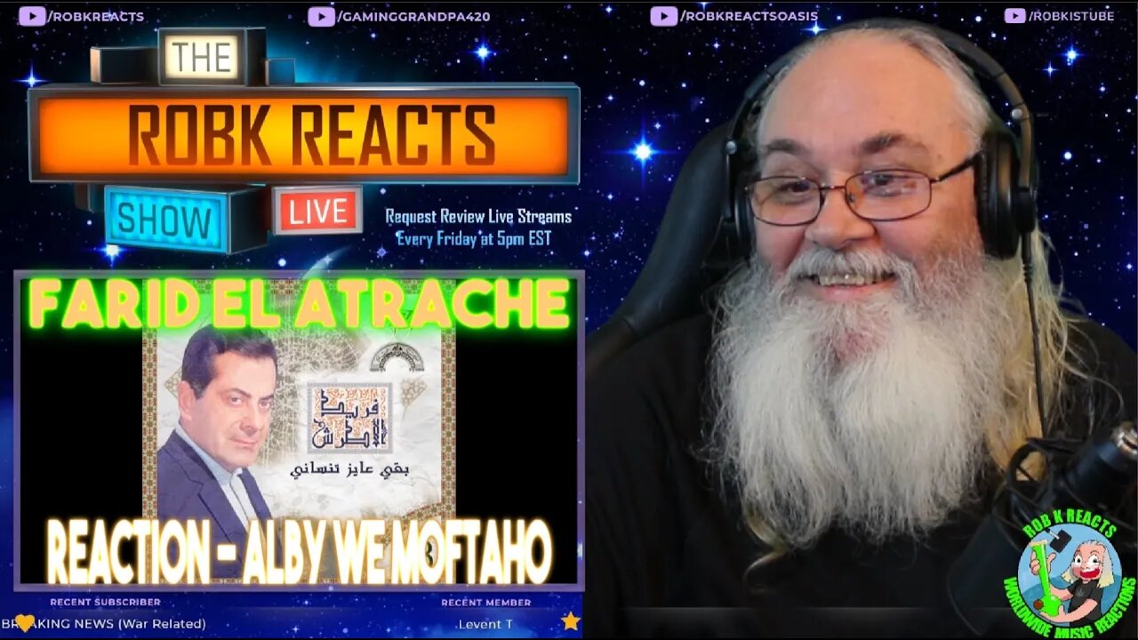 Farid El Atrache Reaction - Alby We Moftaho - First Time Hearing - Requested