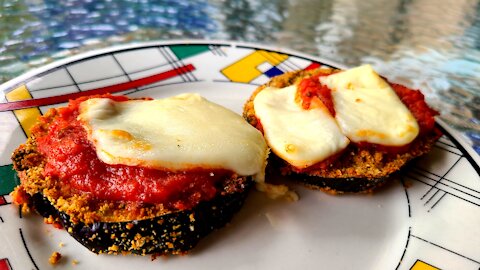 Air Fried Parmesan PANKO Eggplant