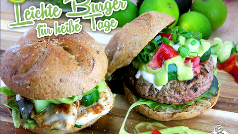 Leichte Sommer-Burger
