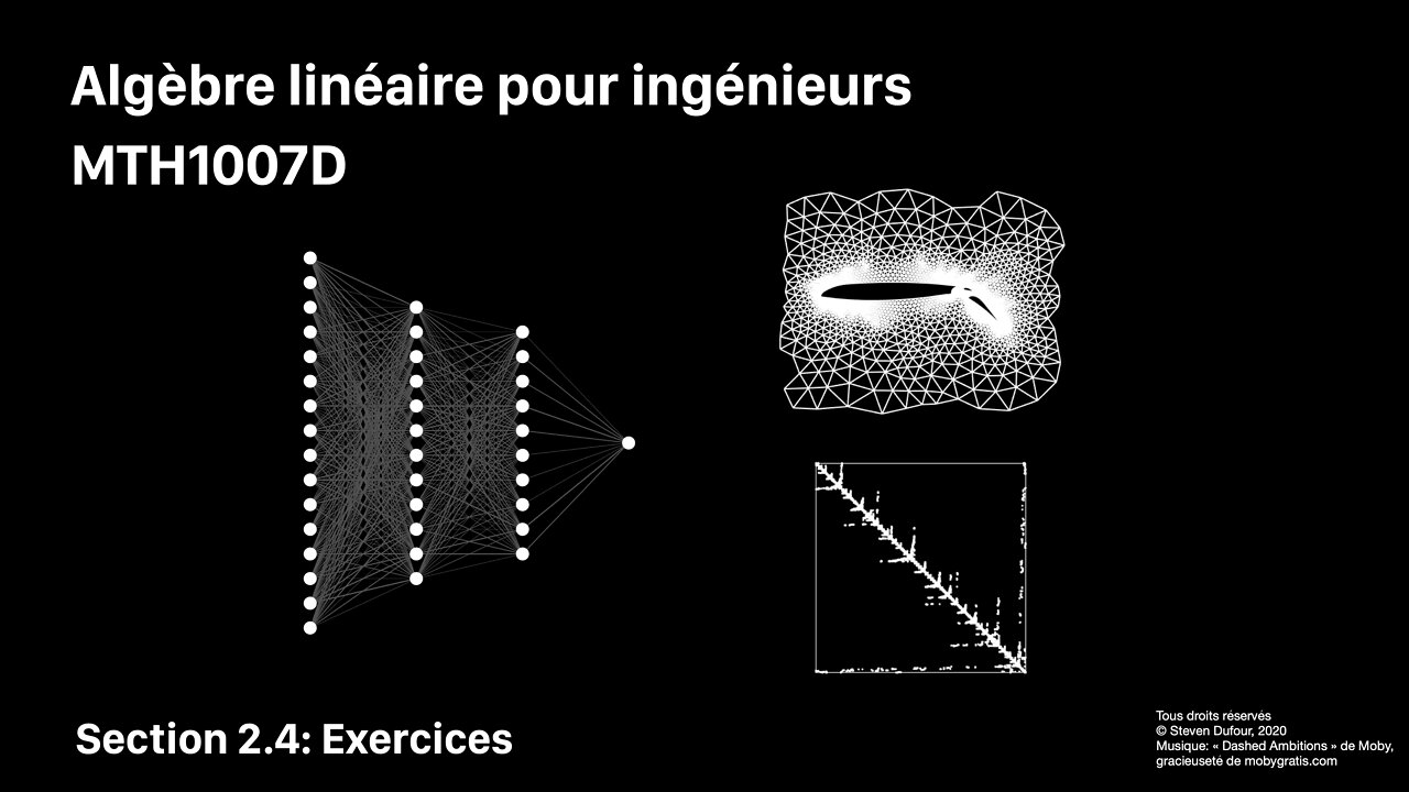 Section 2.4: Exercices