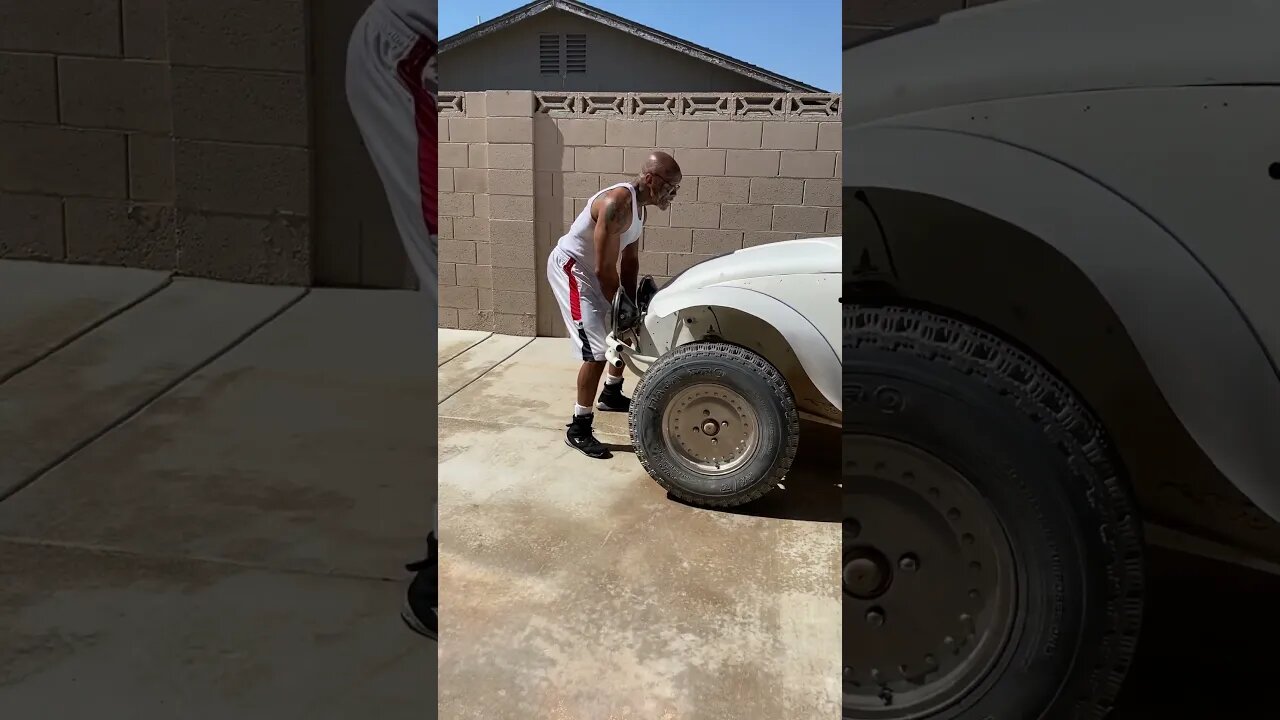 "When you discover hidden superhuman strength... 💪🏾🚗”