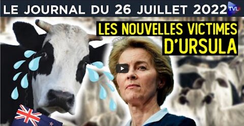 Le nouveau poison mondialiste de Bruxelles - JT du mardi 26 juillet 2022