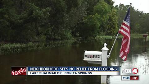Bonita Springs neighborhood still plagued by flooding