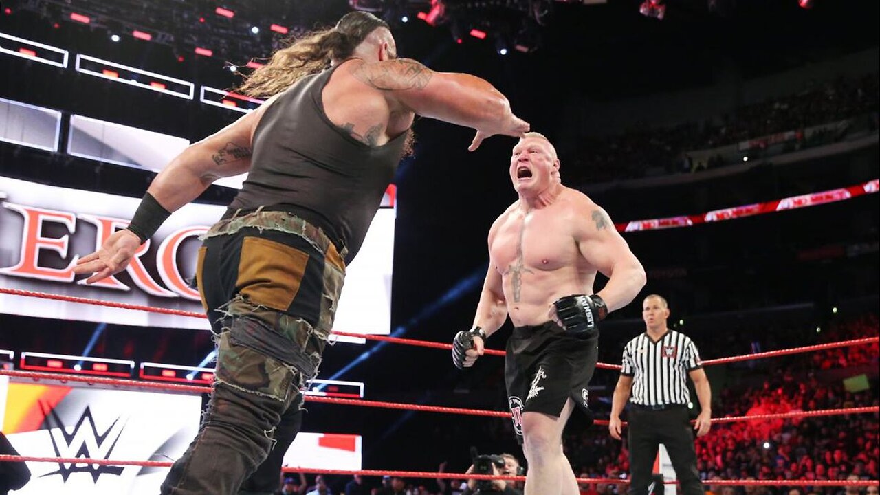 Brock Lesnar vs. Braun Strowman @WWE @WWEMusic @HaamjaTV