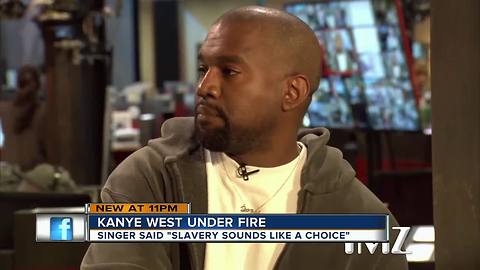 Kanye West calls slavery a ‘choice’
