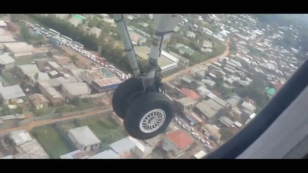 Ethiopian’s Airlines domestic flight; Wheel landings & Landing Gear of an Airplane.