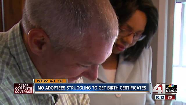 MO adoptees struggling to get birth certificates