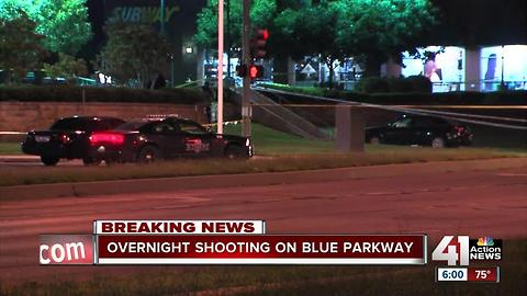 KCPD officers find 1 person dead in bullet-riddled car on Blue Parkway