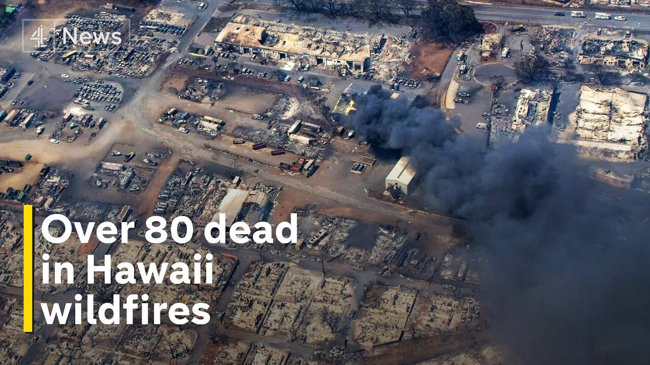 Hawaii wildfires: Over 80 people dead