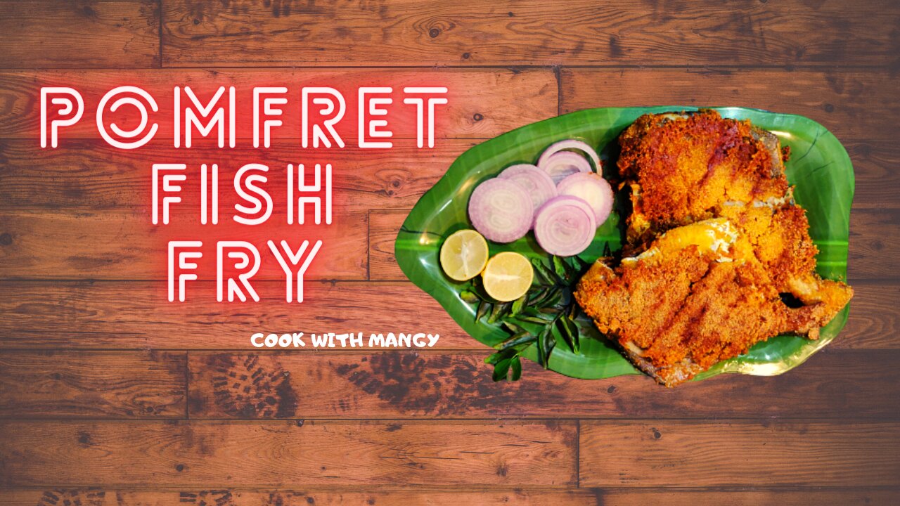 Simple & Easy Pomfret Rava Fry Recipe l How to Make Pomfret Rava Fry l Pomfret Rava Fry Recipe