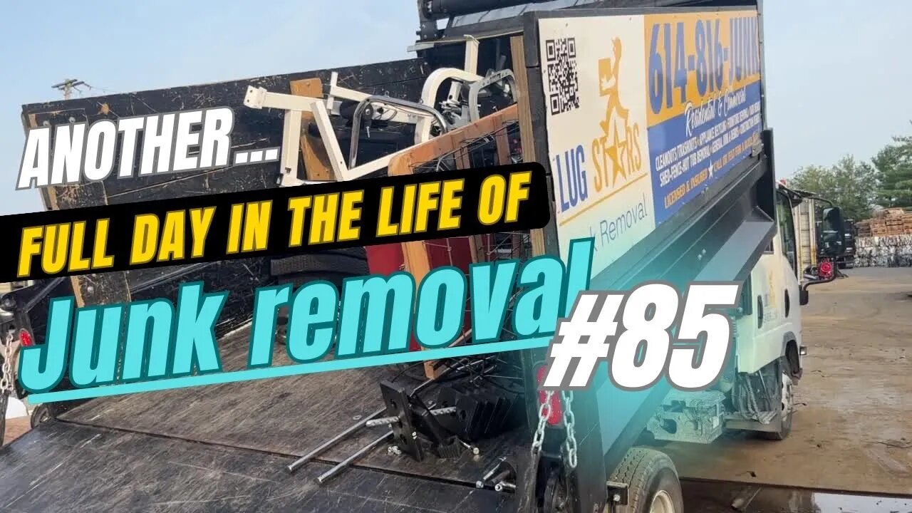 A Day in the Life of Junk Removal Episode #85! $1700+ today and LIVE PHONE CALLS!