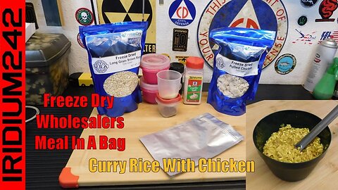 FD Wholesalers Meal In A Bag: Curry Rice With Chicken And Flax Seed