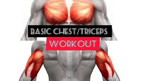 Basic chest/triceps workout(gym)