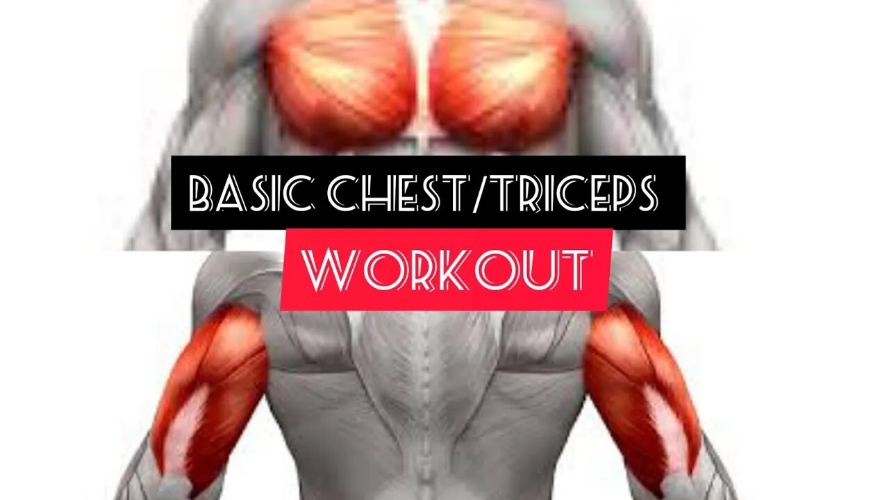 Basic chest/triceps workout(gym)