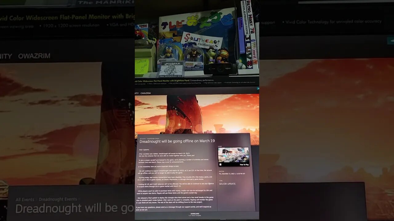 Games shutting down. One of the bains of modern gaming?