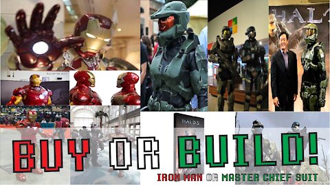 BUILD or BUY your own IRON MAN or HALO MASTER CHIEF SUIT! | CLICK THE LINK IN THE DESCRIPTION!