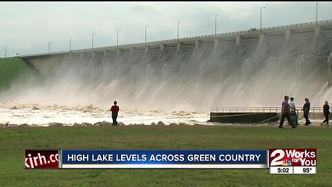 High lake levels across Green Country