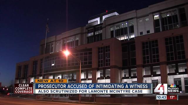 Prosecutor accused of threatening a witness