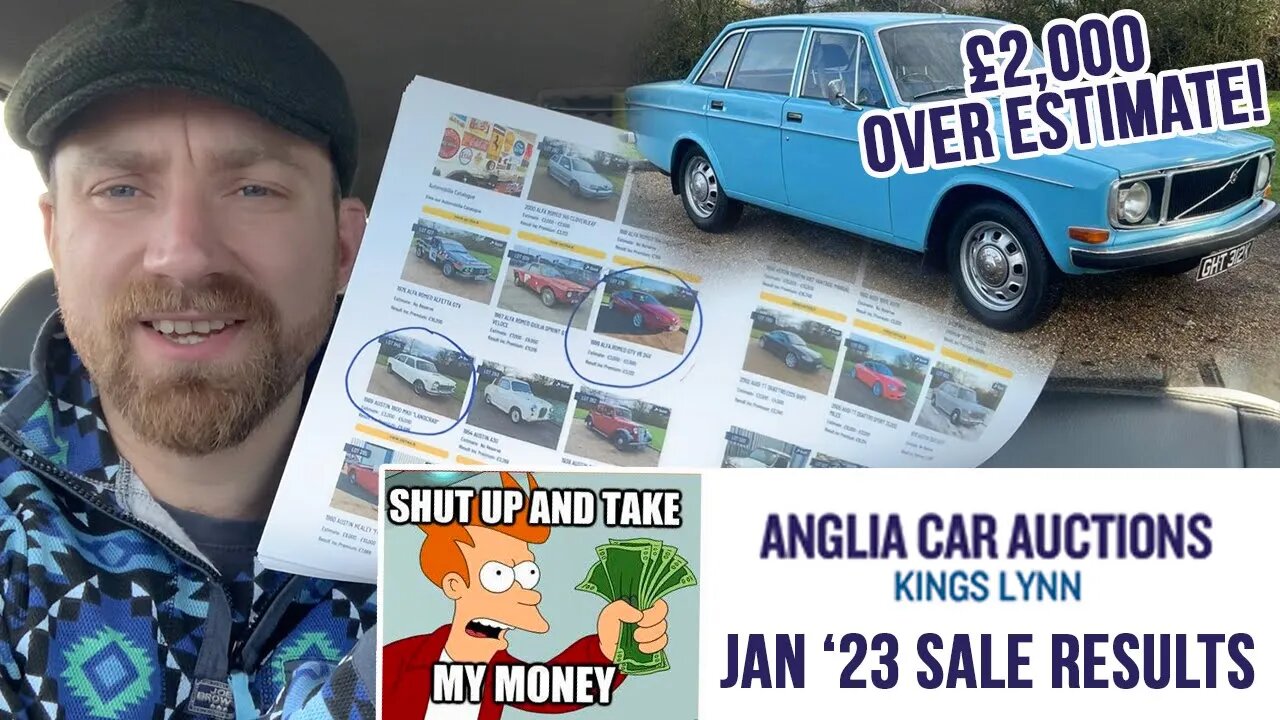 Anglia Classic Car Auctions January Sale 2023 Results, Review & Analysis - How did my picks do?