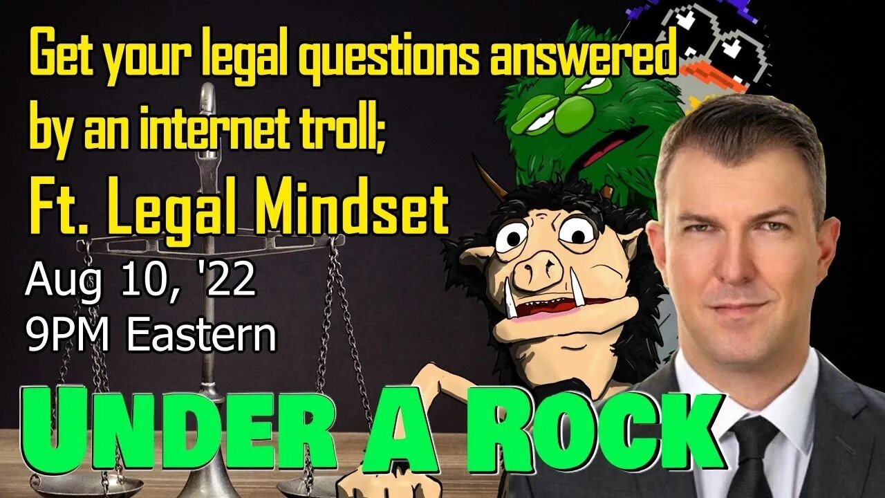 Under A Rock w/ Legal Mindset - get your legal questions terribly answered!