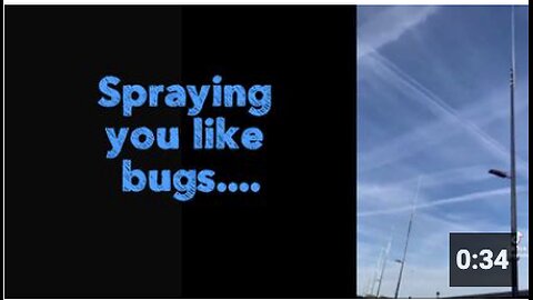 Spraying you like bugs....