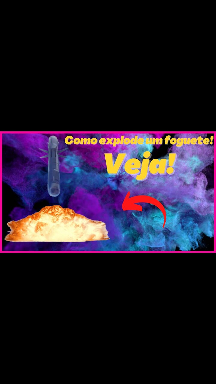 Rocket exploding on the ground!