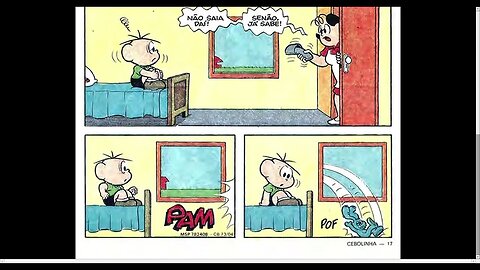 Cebolinha De Castigo [Pause o Vídeo Caso Não Consiga Ler]